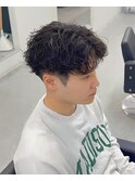 シャドウパーマセンターパート