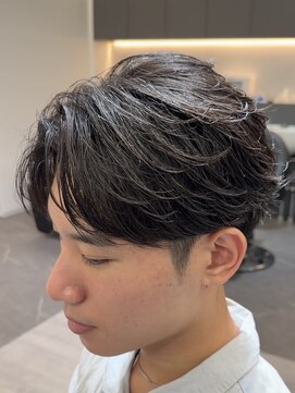ビカムメンズヘアー 栄店(become men's hair) 名古屋フェザーパーマ／フェザーショート