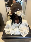 成人式ヘア＊タイトシニヨン