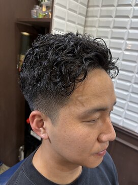 ルピナス 中田(Lupinus) ショートメンズパーマ