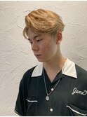 大人気！定番ツーブロック×ブロンドカラー☆