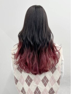 シエスタ バイ アンブルリュクス(siesta by amble luxe) グラデーションチェリーレッド