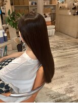 アシャ ヘアー ソリューション 神戸店(asha hair solution)&nbsp;イメチェン/ピンクベージュ/アンブレラカラー/前髪/摂津本山