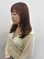 ロックス バイ マグ 松本(rocks BY MAG)&nbsp;ブリーチなしダブルカラーアプリコットオレンジレッドピンク韓国