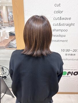 モリオ フロム ロンドン サッポロファクトリー店(morio FROM LONDON) morio 札幌 くびれボブ レイヤーボブ