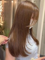 ヘアプレイスソル (HAIR PLACE SoL)&nbsp;透明感ミルクティーベージュ/ロング/レイヤーカット