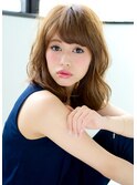 『秋冬スタイル☆』無造作ミディアムウエーブ