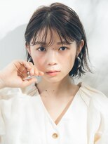 ディッセンバー 渋谷(December)&nbsp;『December』耳かけショートのシースルーボブ/タイトストレート