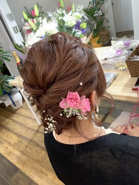 シム テンジン(hair & beaty SIM tenjin) お呼ばれヘアセット♪