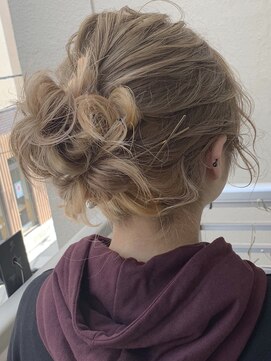 グロウ 上野御徒町(grow) 夏のヘアアレンジ/フォギーベージュ/大人かわいい[上野/御徒町]