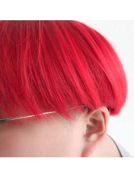 マルクラフ(hair shop Marque Laugh) ピンキーレッドニューテクノ