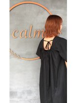 カルム(calm.) シアーオレンジ