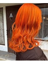 ヘアー アトリエ エゴン(hair atelier EGON) K-POPオレンジカラー
