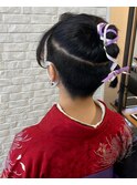 袴ヘアアレンジ