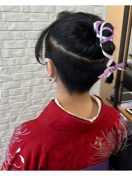 ザブックハンドサロン(The book hand salon) 袴ヘアアレンジ