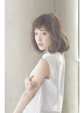 オアシスアヴェダ(OASIS AVEDA) 外国人風揺らぎラウンドボブ♪