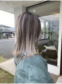 【calme_watake】Whiteバレイヤージュ