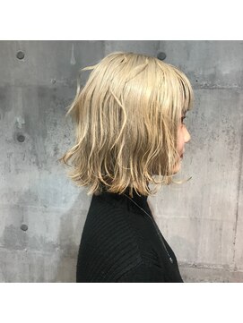 インク 渋谷(INK.) ボブ/フェザーバング/大人かわいい/グラデハイライト[渋谷]