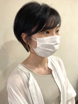 トレヘアー(tRe hair) ショートカット　インナー　ホワイト