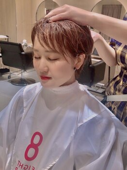 エイトヘアー(8 HAIR)の写真/ゆったりとした時間に心身ともにリラックスできる極上のヘッドスパ☆思わず触りたくなる髪に♪#髪質改善