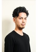 束感刈り上げビジネス七三ツーブロックアップバング245