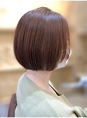 20代30代40代前下がりストレート大人ボブリップライン