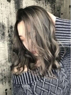 ヘアリゾートエーアイ 浅草店(hair resort Ai) シルバーバレイヤージュ