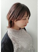 【salon de feel】 サイドバング 外ハネミディ