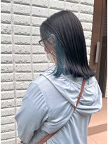 プチメゾントウキョウ(Petit Maison Tokyo)&nbsp;ターコイズブルー_ケアブリーチインナーカラー