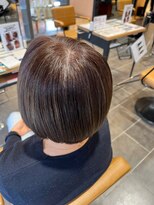 アイコニック 日進梅森台店(ICONIQ)&nbsp;白髪ぼかし◎ミニボブ