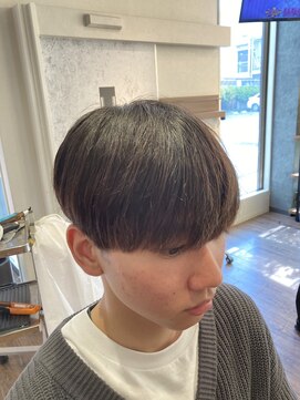 アンシェル(UNCHEL) マッシュ 波巻きスパイラルツイストスパイラルパーマツイスト