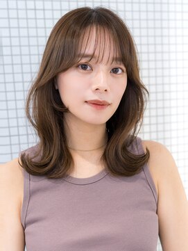 アンアミ シブヤ(Un ami shibuya) 【Unami】池田　大人ミディアム『上品な顔まわり×くびれヘア』