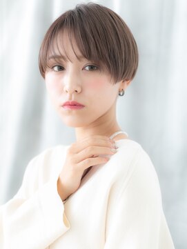 ドクターズサロン LAB 小山店 グレーベージュ小顔ツヤ髪ナチュラルマッシュd小山20代30代40代