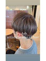 アッシュ アーティスティック スタジオ オブ ヘア(Ash artistic studio of hair)&nbsp;マッシュ×シルバー