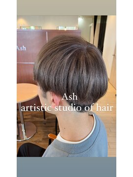 アッシュ アーティスティック スタジオ オブ ヘア(Ash artistic studio of hair) マッシュ×シルバー