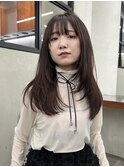 セミロング/レイヤーカット/顔まわりレイヤー