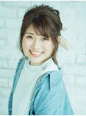 簡単ポニテアレンジ20代/30代/40代/ハレマチ通り