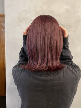 テテコケット(tete coquette) 【野崎】ブリーチなしカラー/チェリーレッド