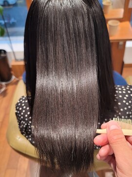 アノネ 熊の前店(anone) 【anone式】髪質改善/艶髪ストレート/縮毛矯正[ビフォーあり]