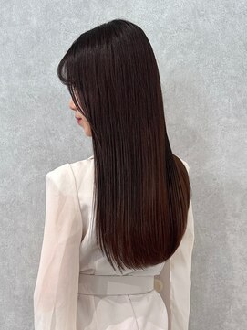 アールヘアーデザイン 千種(r hair design) サラツヤロングベージュカラーブリーチしない透明感カラー