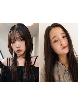 【ブリーチしててもOK☆】酸性ストレートで思わず触りたくなる柔らかな髪へ。髪に優しく自然な仕上がりに。