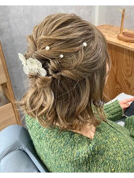 ザ シザーハンズ ナガノ(THE SCISSORS HANDS NAGANO) 晴れの日を彩るお呼ばれアレンジヘア♪