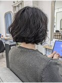 デジタルパーマで作るニュアンスパーマボブ◇