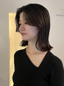 トッド(tod) オリーブベージュ　赤み消しカラー　ダブルカラー　髪質改善