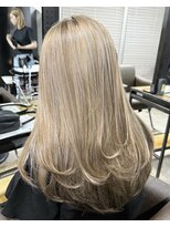 デザインカラーハイライトカラーケアブリーチダブルカラー渋谷