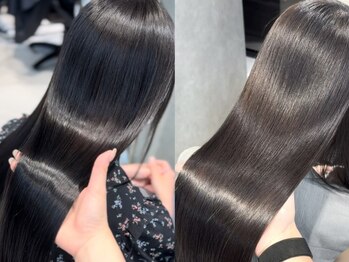 シェノン 梅田(CHAINON)の写真/【口コミ注目！】髪質を芯から改善♪「バイカルテ」「ケラチントリートメント」でダメージレスな美髪に♪ 