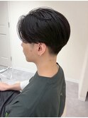 メンズカット/毛流れカット/センターパート/韓国