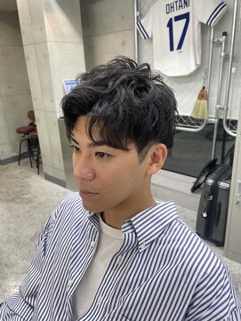 クロム トウキョウ ザ バーバーアルト 神保町店(CHROM TOKYO the Barber ALT) アップバング×マッシュ 2wayスタイル