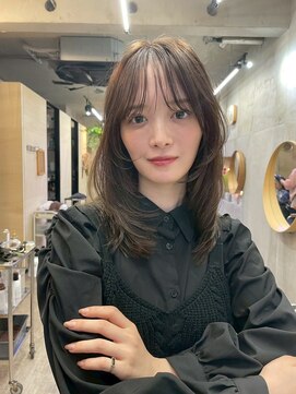 ソルトウォーター(SALT WATER) ミディアムヘア/デザインカラー/ハイトーン/恵比寿/代官山