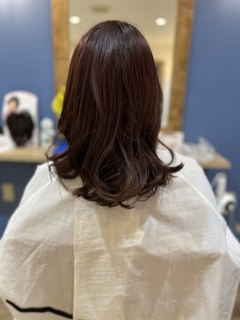 アトリエオリーブ(ATELIER OLIVE) ミディアムロング+ ファッションカラー